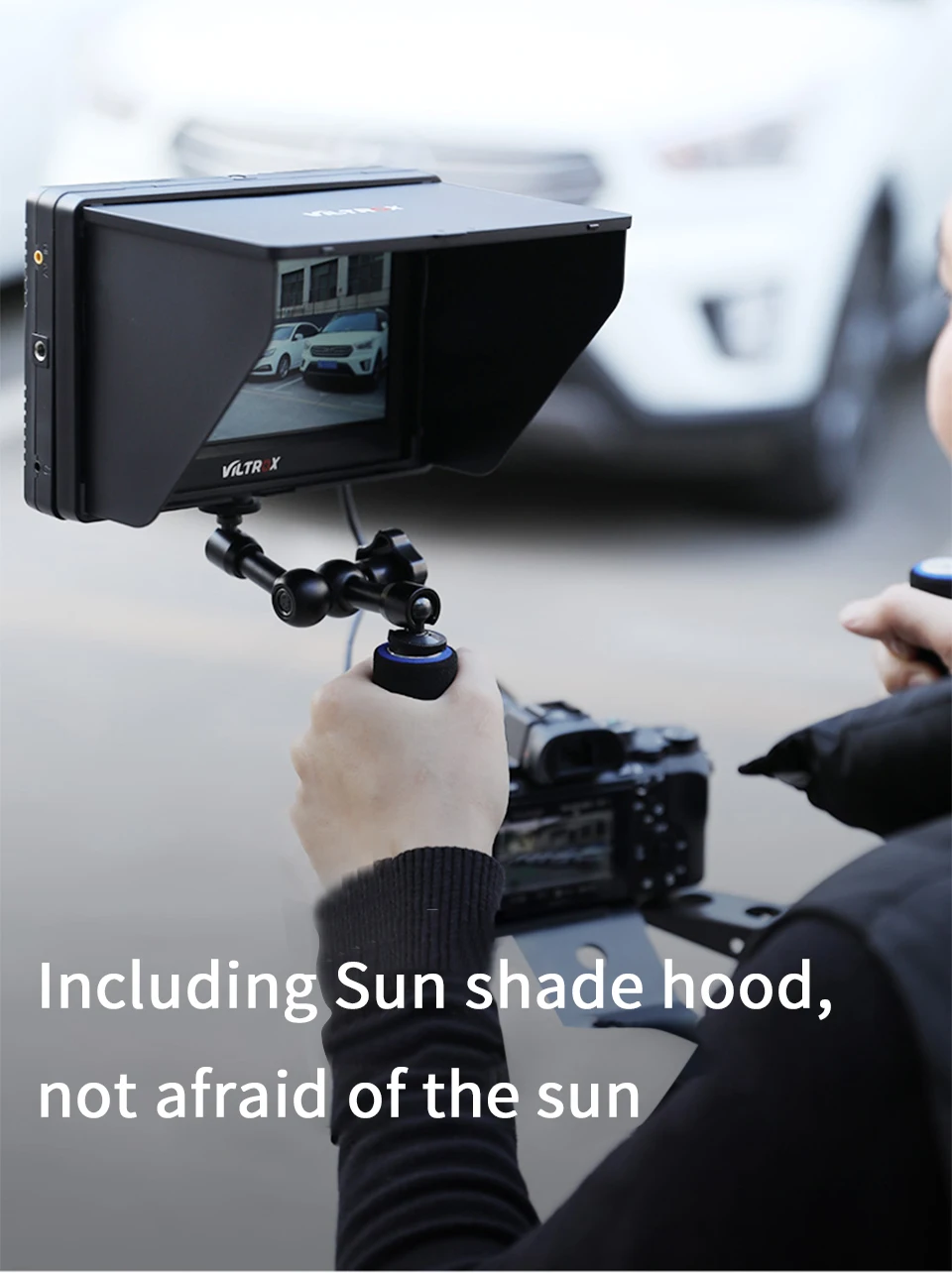 VILTROX TFT 1024*600 HDMI in/out 7 ''дюймовый ЖК-монитор для Canon Nikon sony Panasonic DSLR камер Viltrox DC-70 DC-70II