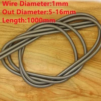 1pcs1 meter tension spring steel coil extension spring1mm wire dia5678910111213141516mm out diameter1000mm length
