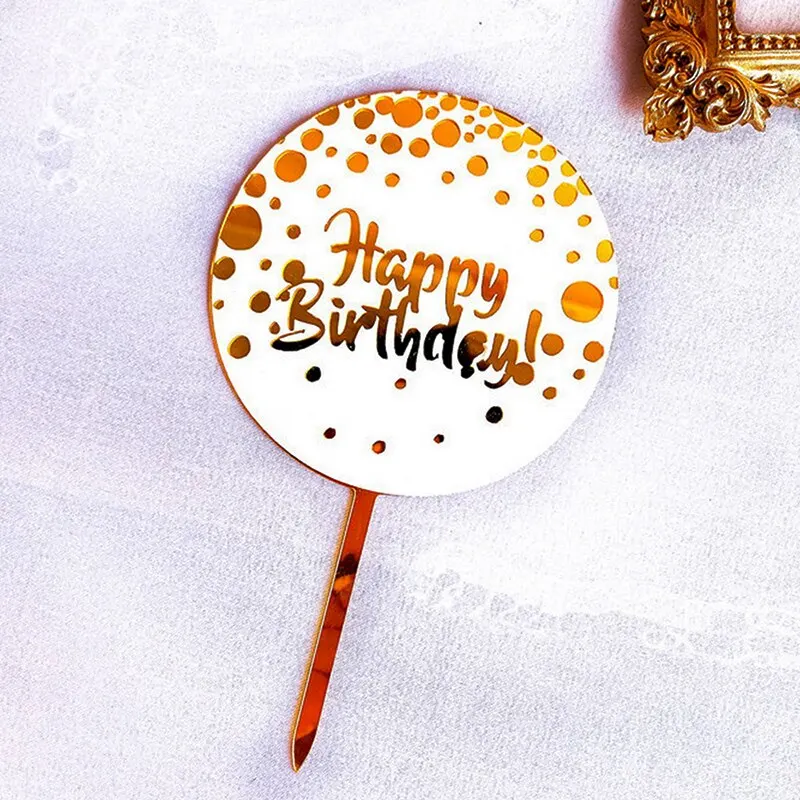 

2021 Layer Acrylic Cake Insert Sparkling Cakes Dessert Topper Birthday Party Dessert Flower Cakes Decoration Bouquet Packaging