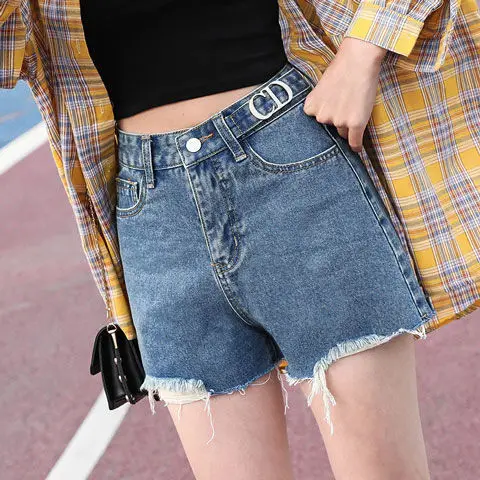 

Jeans and shorts women's summer 2021 new high waist and thin pants