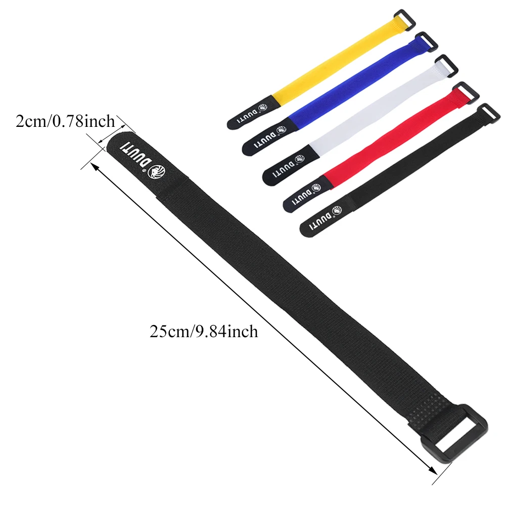 

5Pcs/Set DUUTI Bicycle Nylon Handlebar Strap Adjustable Road Bike Holder Fixed Tape Hook Loop Tape Tie Straps Rope Bandages