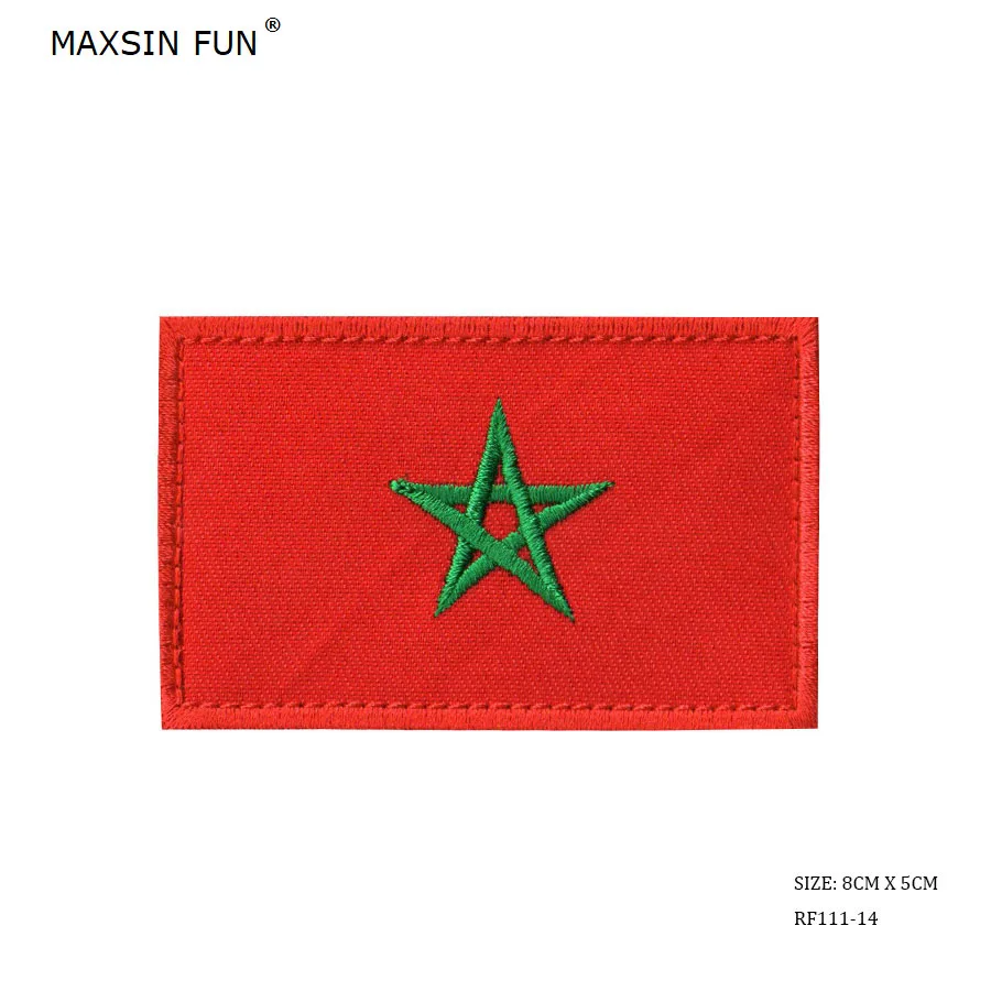 1 шт. 3D нашивки с флагом Марокко Нигерии Южной Африки Конго Танзании Египта Туниса