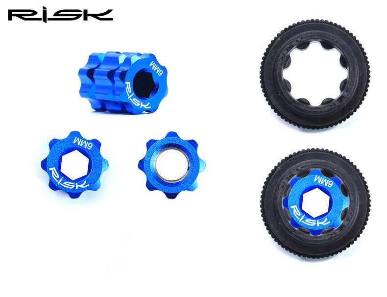 Mtb Bike Crank Bolts Wrench Aluminum 7075 CNC 6 MM Plum Tools for SHIMANO XT M8000 Bicycle Crankset Lock New Hot | Спорт и