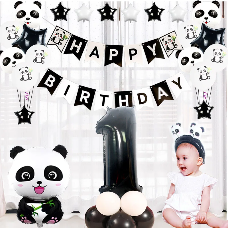 32 дюймовый номер 1 й шар звезды латексные точки с днем рождения украшения детский