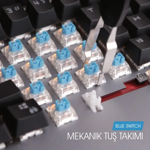 GameBooster G9 Blade RGB Backlit The Wrist Strap mechanical KEYBOARD (GB-G9)