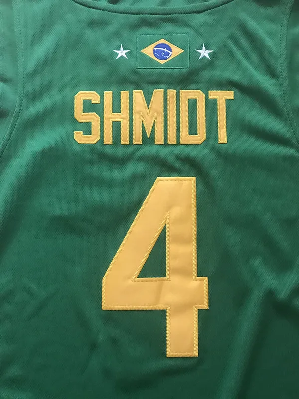 

2020 newst 4 Oscar Schmidt Brasil team Basketball Jersey Mens Stitched Custom Any Number Name