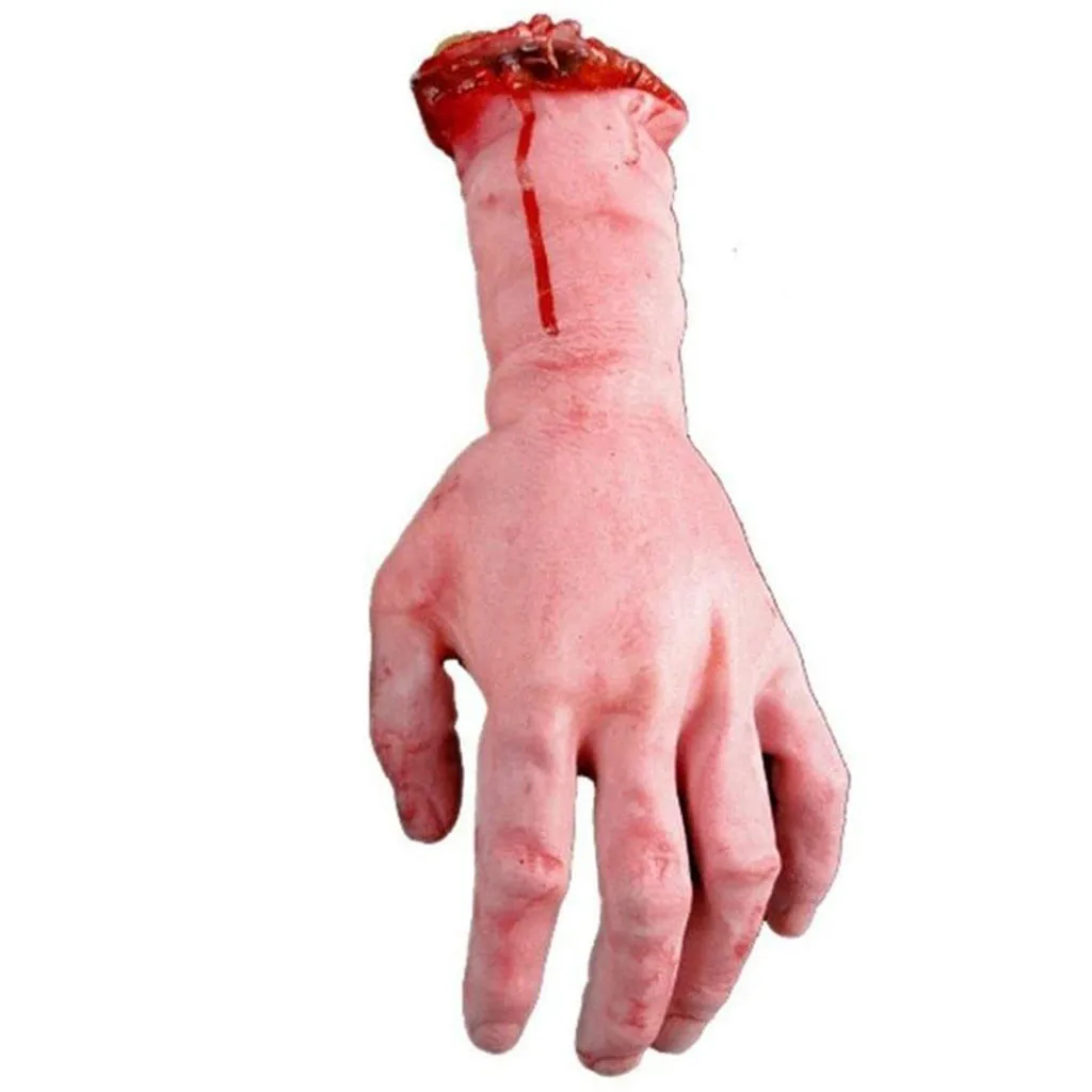 Жизнь Размеры Страшно Кровавый кровь тела Запчасти для Хэллоуина вечерние