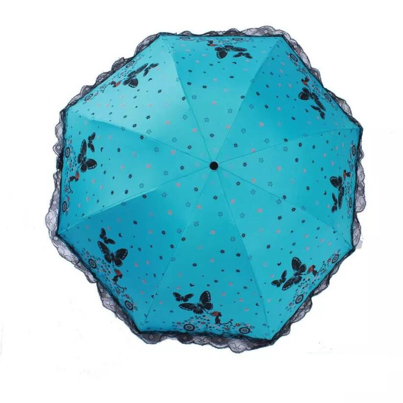 Новое поступление зонт с узором для красивой девушки дождь женские модные