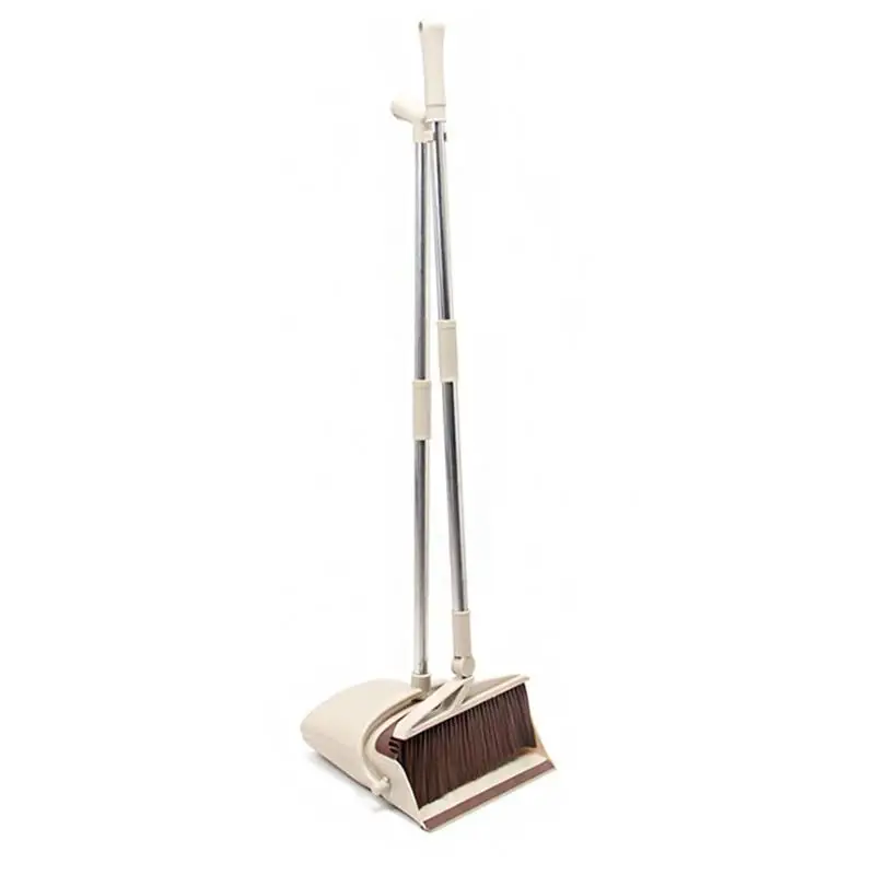 

Rotatable Broom And Dustpan Foldable Set, Long Handle Dustpan, Extendable Set,Dust Pan And Broom Combo Artifact Standing U