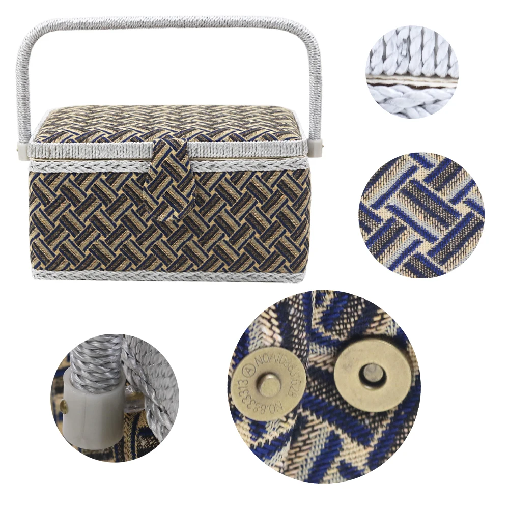 Многофункциональная тканевая корзина для шитья наборы стежка резьба иглы