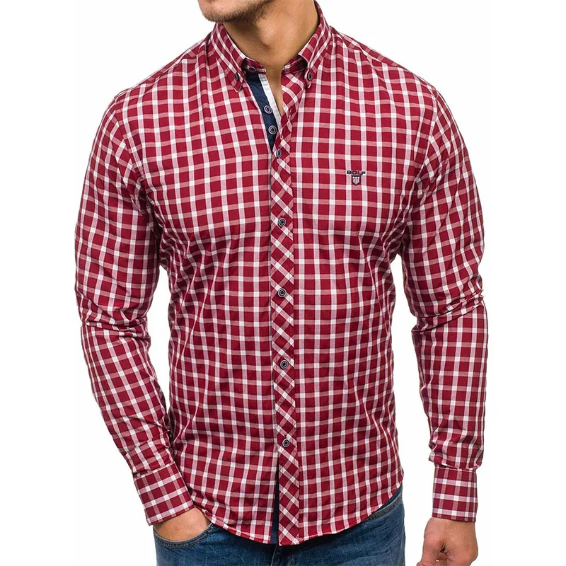 ZOGAA 2021 которые подходят к повседневной одежде модные рубашки для мальчиков новая