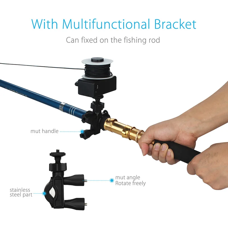 TOMOUNT рыболокатор Беспроводной Wi-Fi видимое рыболовное устройство 20 метров