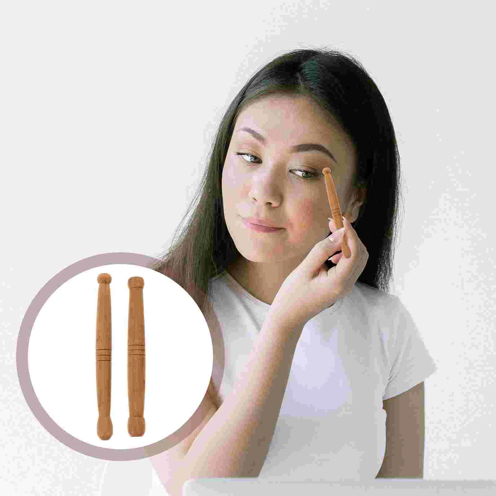 

2pcs Wooden Scraping Stick Beauty Rod Stick Body Tool