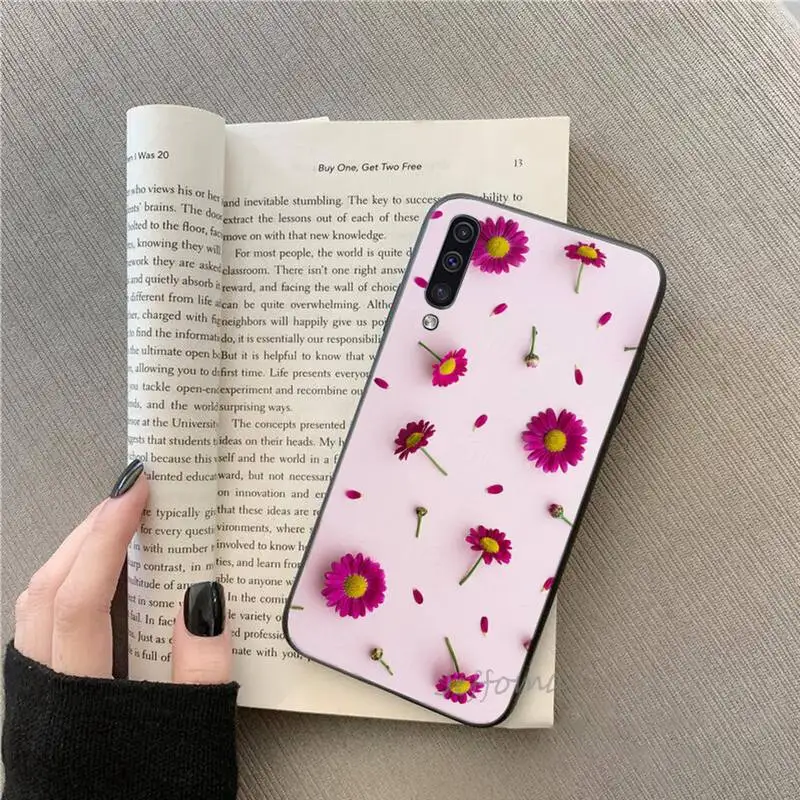

Rose Flower Back Cover Phone Case For Samsung A20 A30 30s A40 A7 2018 J2 J7 prime J4 Plus S5 Note 9 10 Plus