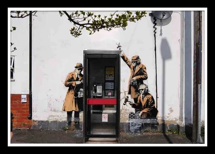Perfect JL Banksy Graffiti Canvas Art Prints painting Pop decoration pictures love Life wall art decorative freeship Gifts | Декор для