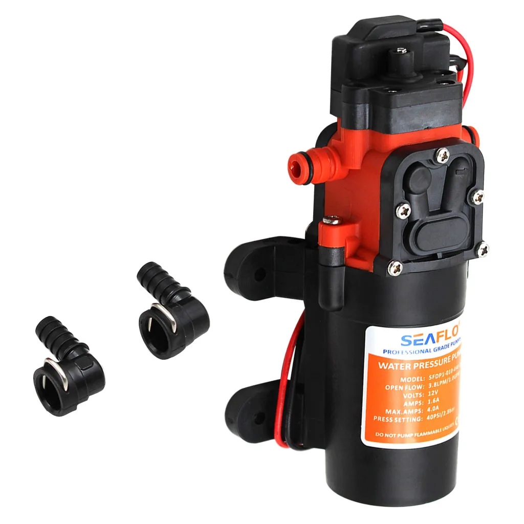 Диафрагменные насосы с водяным давлением 12 в 1 2 GPM 35PSI самовсасывающие водяные |
