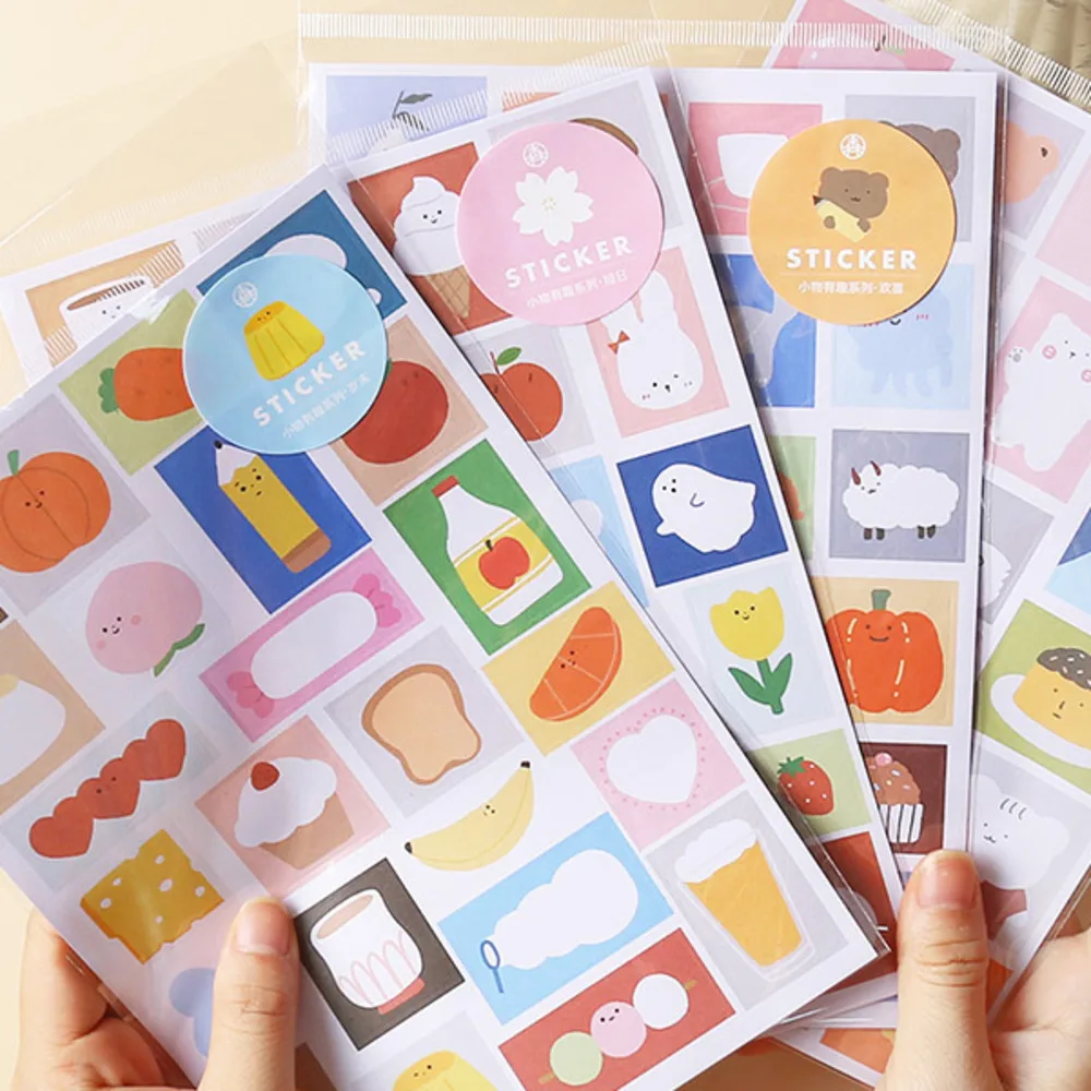 1 лист клейких стикеров серия милых мелких вещей украшение сделай сам