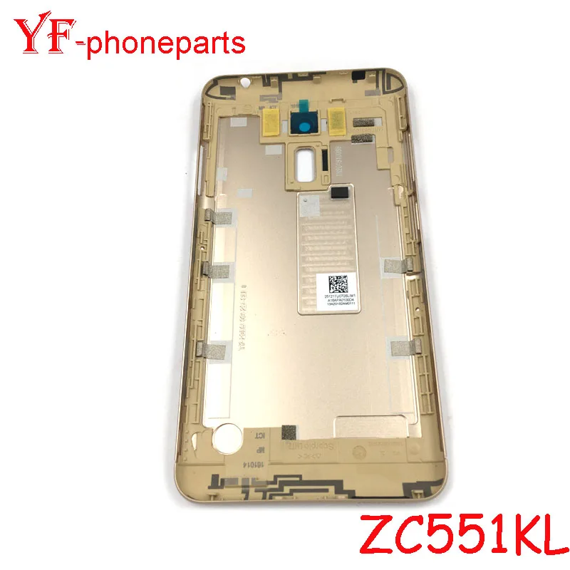 10Pcs For Asus Zenfone 3 Laser ZC551KL Back Battery Cover Rear Panel Door Housing Case Repair Parts + Power Volume Button - купить по