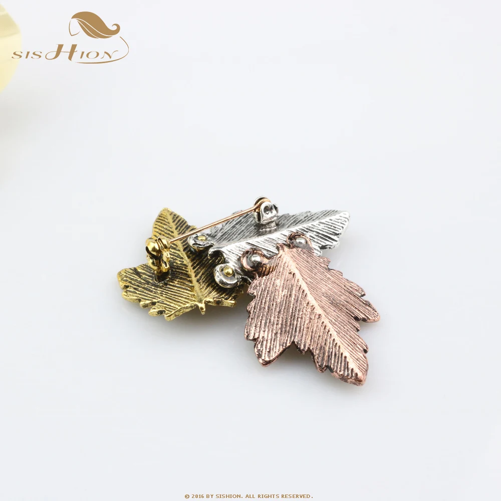 SISHION простое модное ретро трехцветное рождественское платье с кленовыми