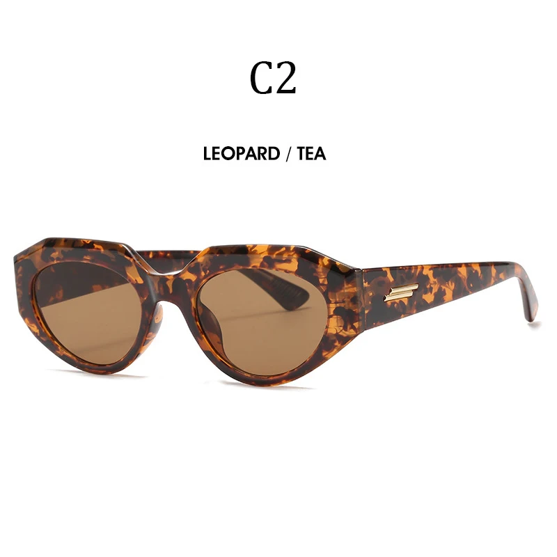

2022 многоугольные модные современные женские стильные винтажные солнцезащитные очки в стиле 90-х ins крутые брендовые дизайнерские солнцезащитные очки с V-образным вырезом Oculos De Sol