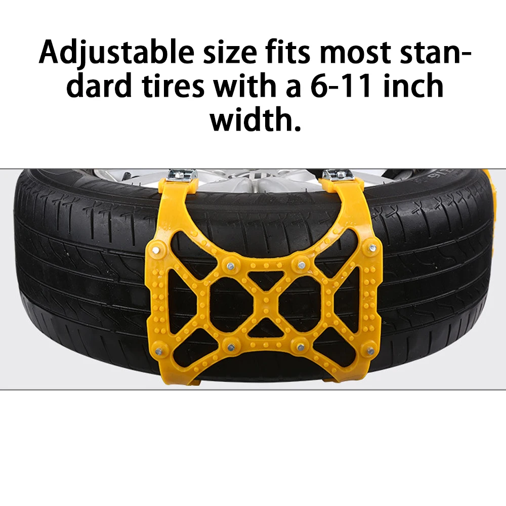 Горячая новинка универсальная аварийная автомобильная шина для колес цепь снега