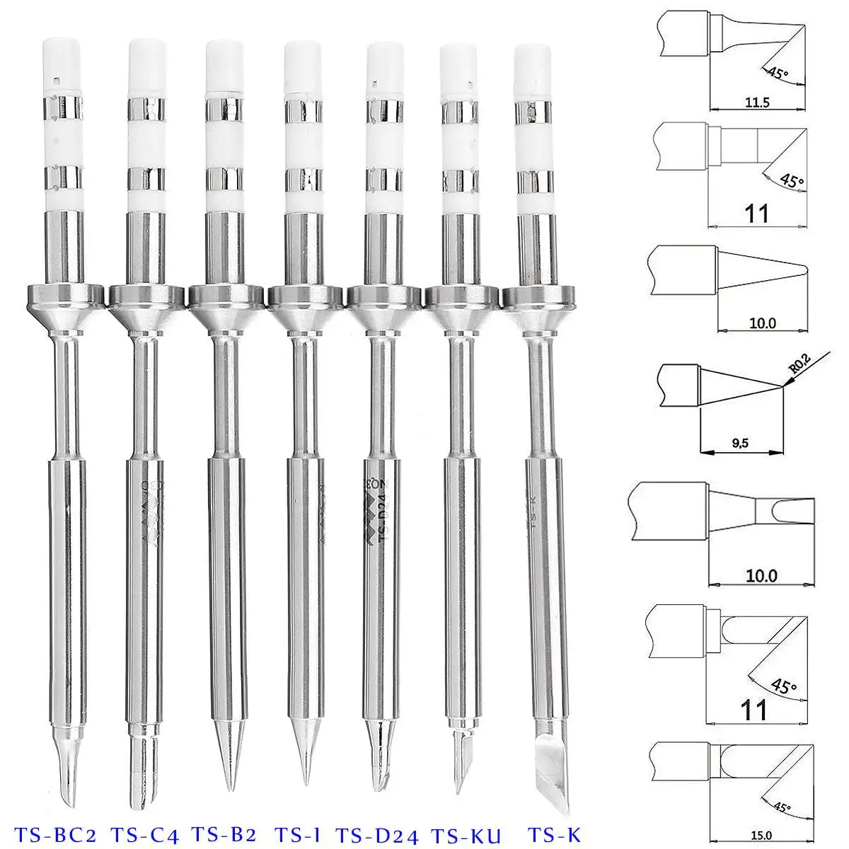 Оригинальная замена жал для TS100 цифровой ЖК-дисплей паяльник подключения к