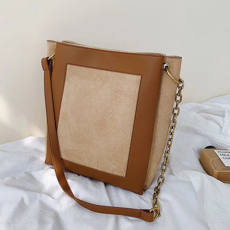 Женская кожаная сумка ведро роскошная дизайнерская через плечо 2019|Сумки с