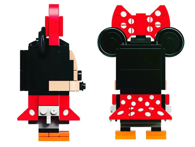 Brickheadz мини супер герой фигурки Микки DC Justice Marvel brick Heads Железный человек паук Строительные блоки детские игрушки