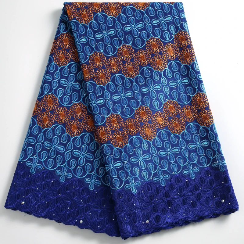 Высококачественная вышитая африканская кружевная ткань Zhenguiru красивая