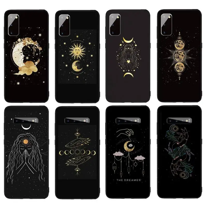 

Witches Moon Tarot Mystery Totem Phone Case For Samsung Galaxy S7 S8 S9 S10e S20 PLUS Note 10 Pro PLUS LITE NOTE 20 UITRA
