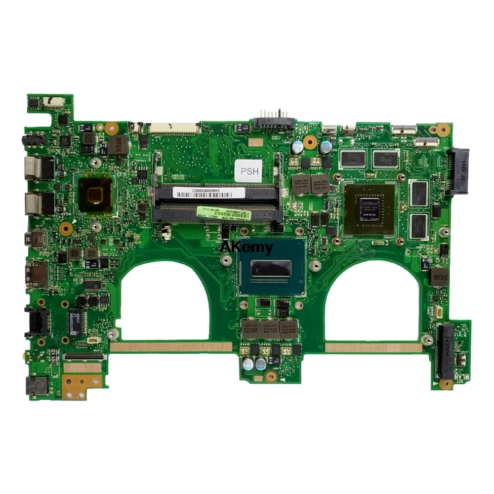

N550JK материнская плата для ноутбука For Asus N550jv N550JK N550J N550JX I5-4200HQ GT850M GPU материнская плата 100% ТЕСТ ОК
