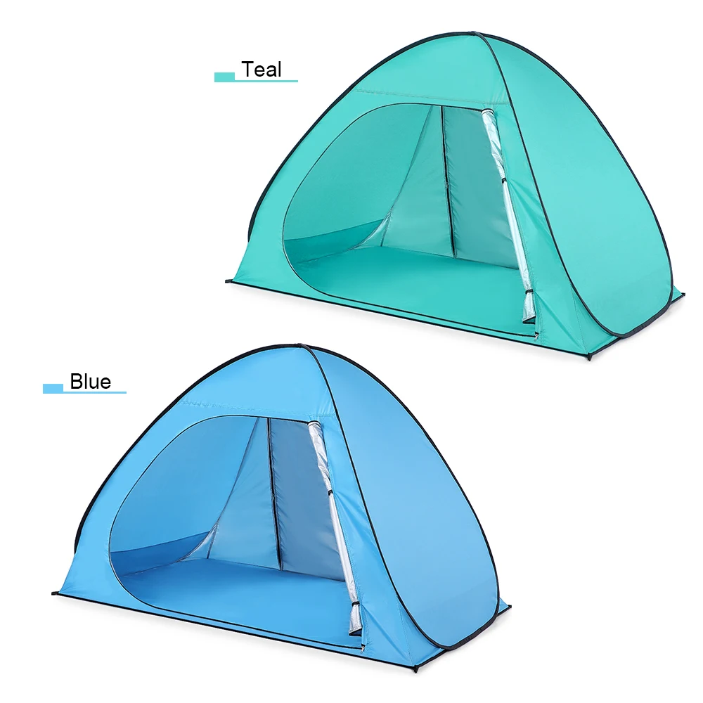 Горячая новинка автоматический Пляжный Тент UPF50 + УФ защита всплывающий тент для