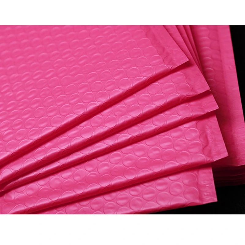 50Pcs/Set Rose Red Self Seal Bubble Mailers 6X10.6 Inches Padded Envelopes | Канцтовары для офиса и дома