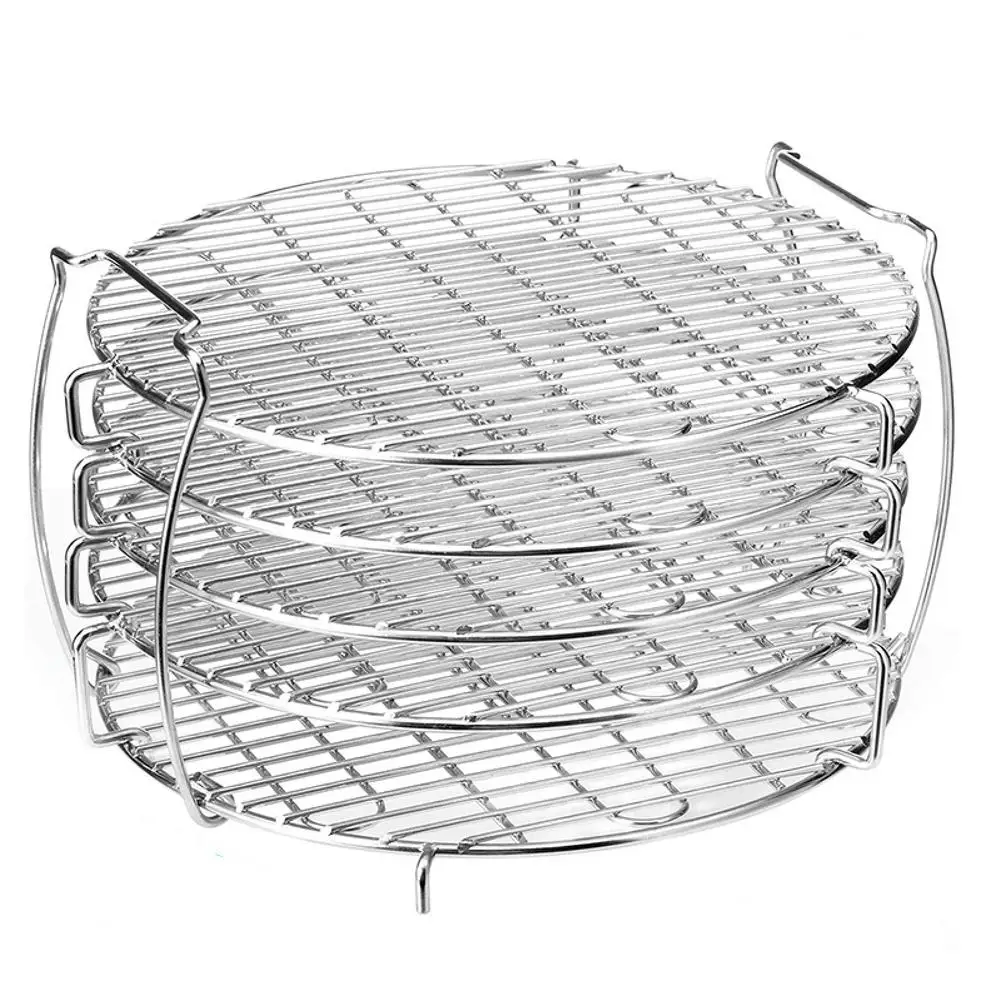 

Стойка для фритюрницы из нержавеющей стали, Штабелируемая 5-уровневая подставка для антигидратора, стойки для гриля, аксессуары для скорова...