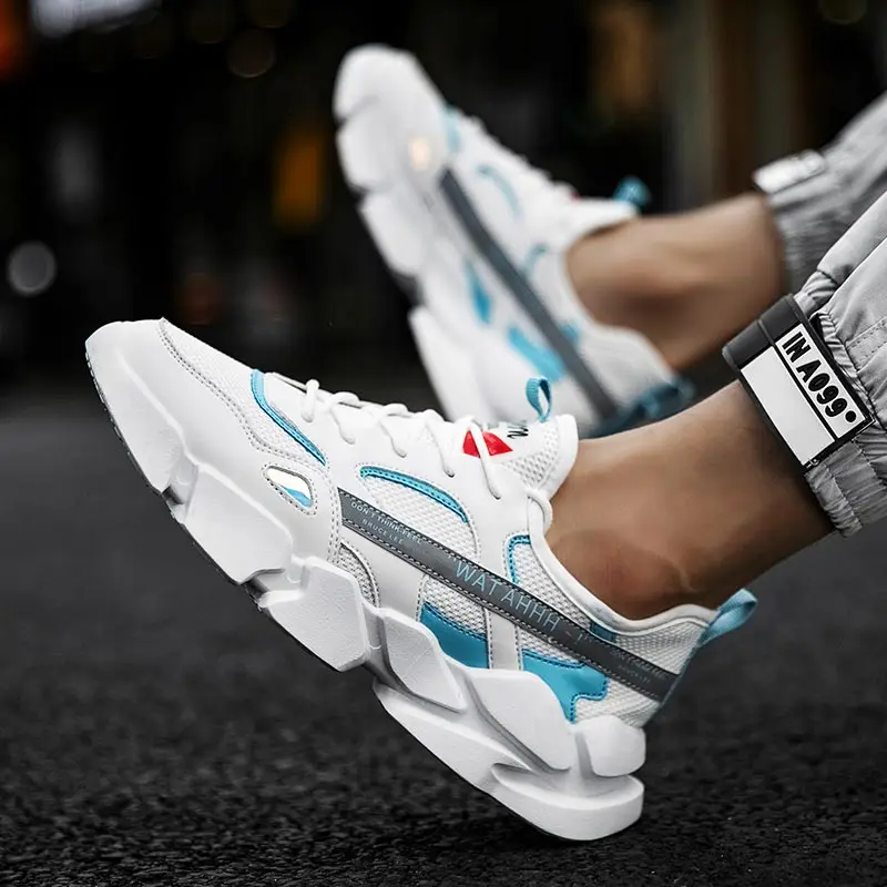 Кроссовки хамелеоновые для мужчин 2021 легкая спортивная обувь высокие мужские