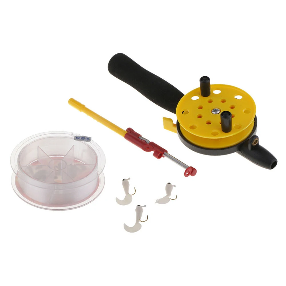 Удочки для зимней подледной рыбалки 41 см мини удочка с катушкой портативный