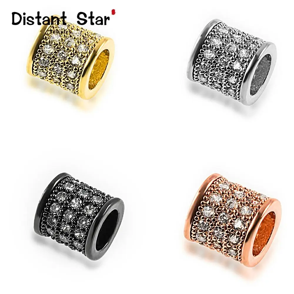 7*8 мм 2020 круглые высококачественные латунные фианиты сделай сам мужские бусины