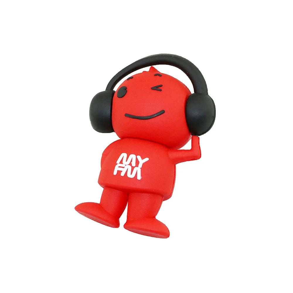 USB флеш накопитель Red Music Boy FM карта памяти 4 ГБ 8 16 32 64 Гб 128 256 Mini Cle подарок|USB