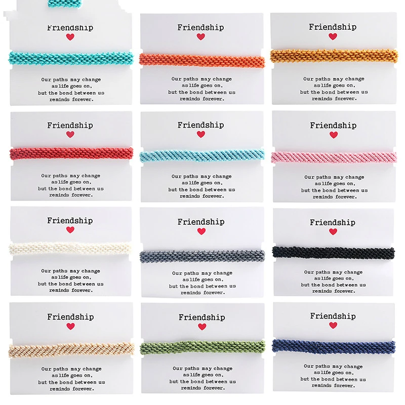 

BUDROVKY Best Selling Bohemian Color Hand-Woven Hand Line Hand Jewelry Waterproof Women's Bracelet