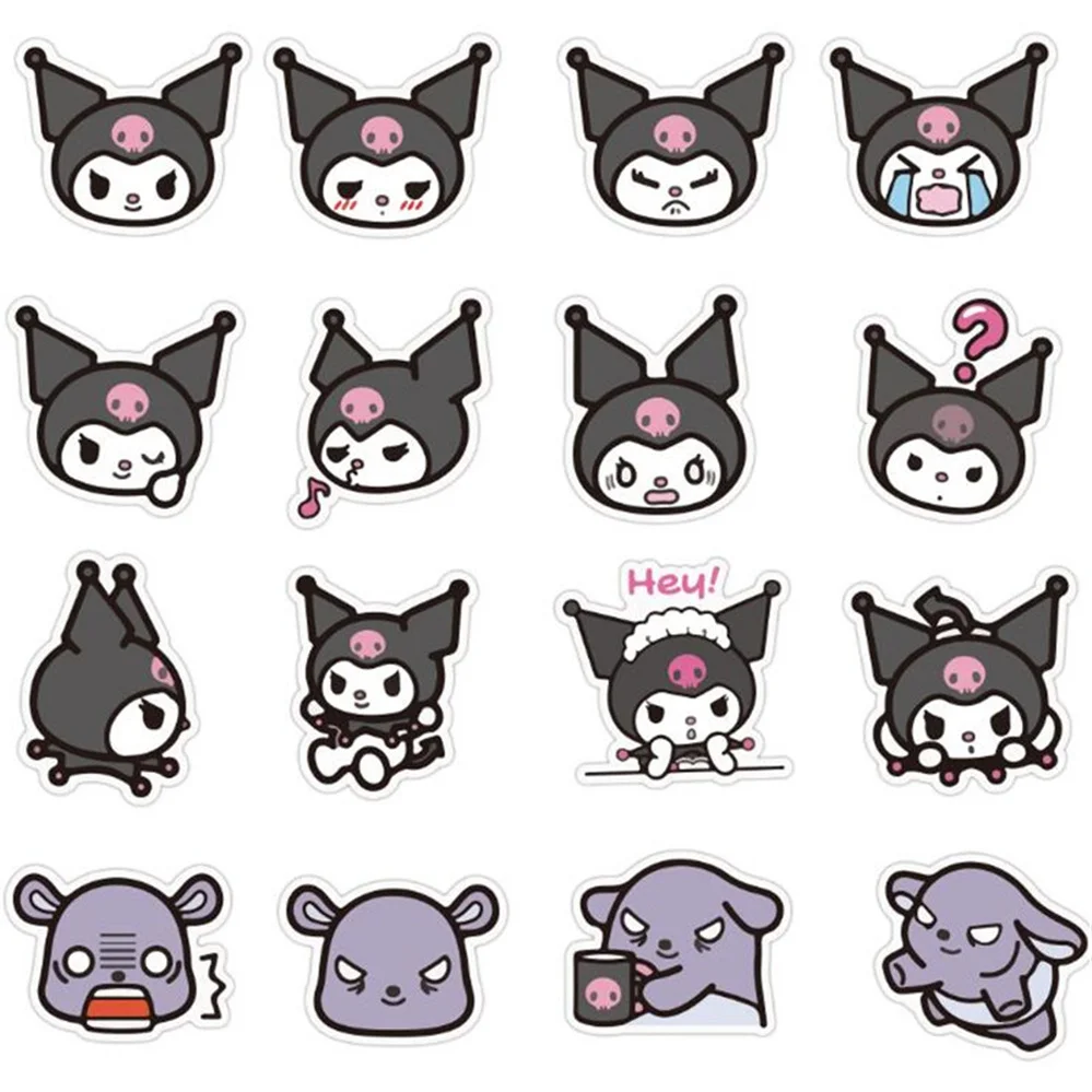 

10/30/50PCS Anime Cartoon Cute Animal Graffiti Scooter Notebook Waterproof Guitar Sticker Decorative Toy Wholesale