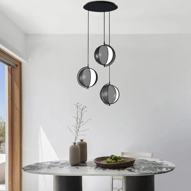 

Креативная Минималистичная люстра в стиле постмодерн для столовой арт Лофт крыльцо прикроватная Спальня Гостиная дизайнерские лампы