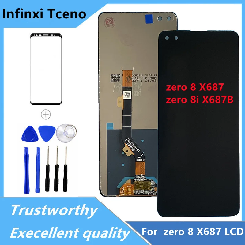 ЖК-дисплей 6 85 дюйма для Infinix zero 8 X687 / 8i X687B |
