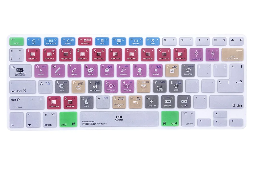 HRH Propellerhead причина сочетания горячих клавиш силиконовая клавиатура обложка кожа