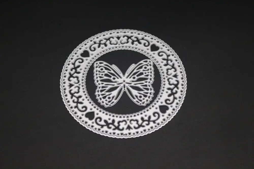 

AZSG Butterfly Greeting card Cutting Dies For DIY Scrapbooking Die Decoretive Embossing Stencial DIY Decoative Cards Die Cutter