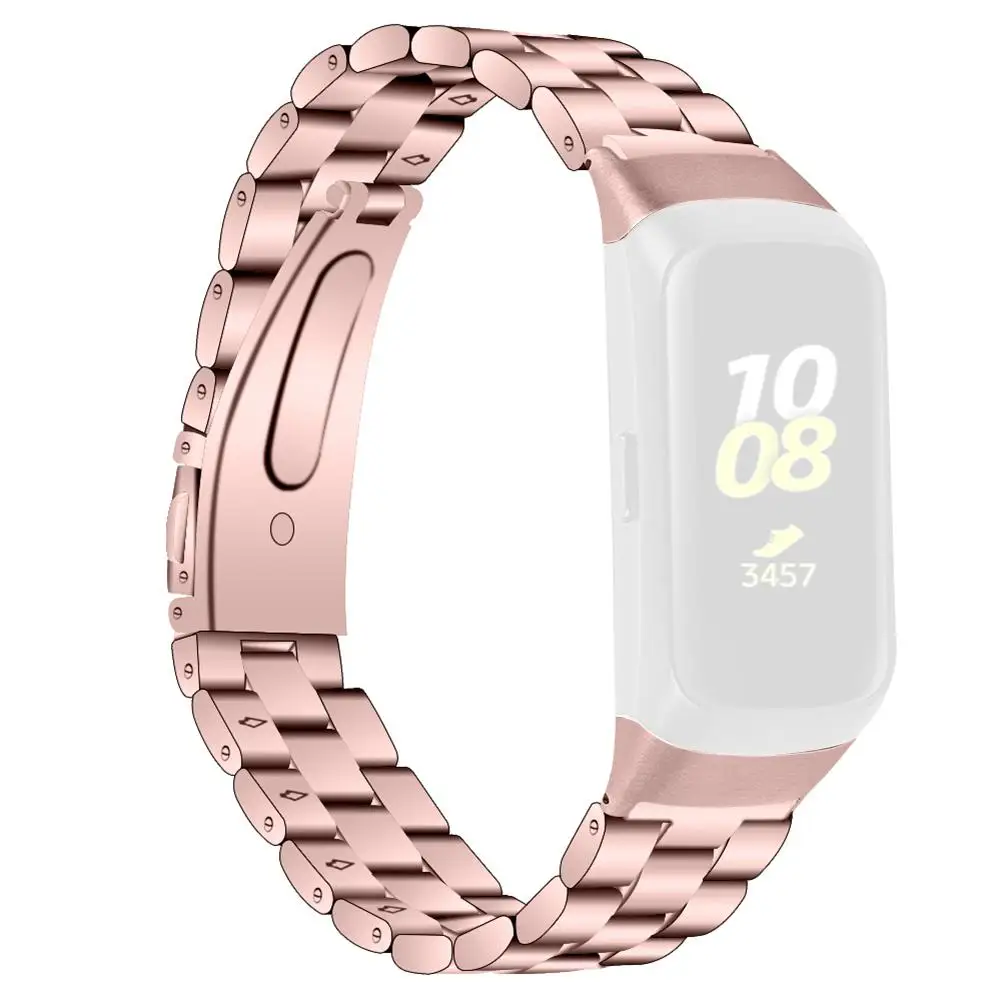 Stainless Steel Wrist Strap Metal Replacement Wristband For Samsung Galaxy Fit SM-R370 Smart Bracelet Accessories | Электроника