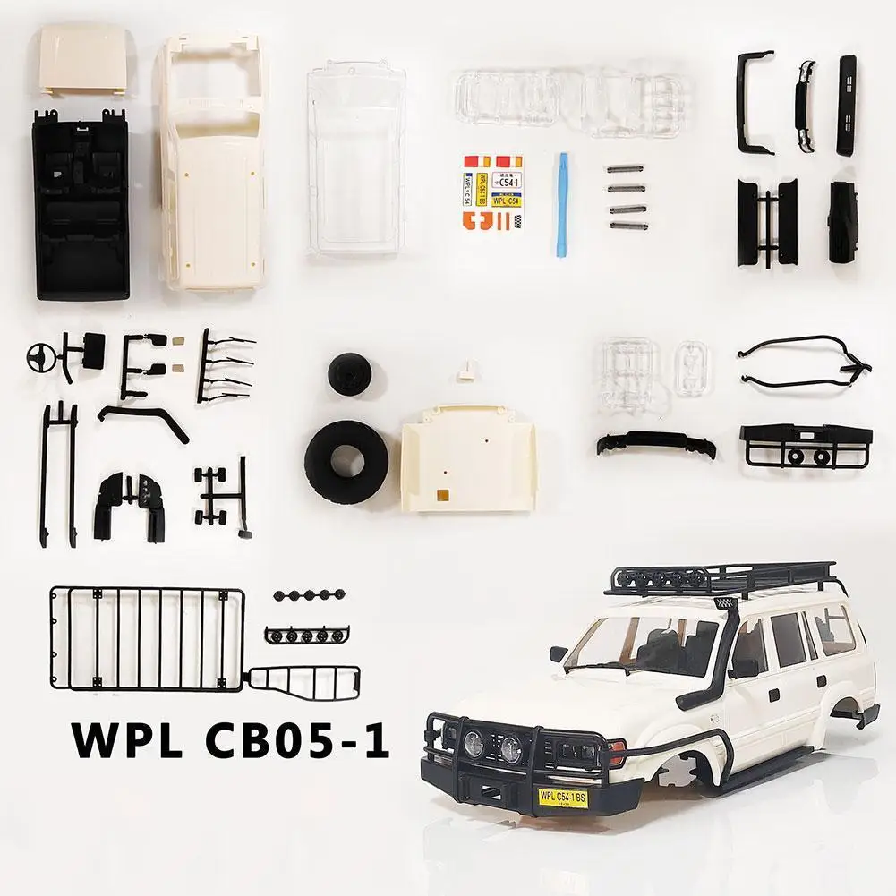 

Land Cruiser LC80 HARD Plastic Car Shell 190Mm 7.48inch Accessories Classic 1/16 Wheelbase For WPL C24 DIY CAR CB05 C54 RC G8P0