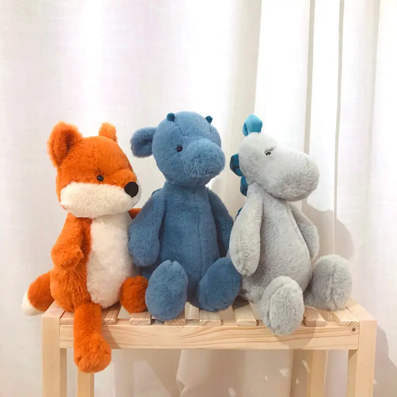 Cute Flying Dragon Plushies Simulation Fox Dinosaur Plush Toy Soft Cartoon Tyrannosaurus Stuffed Doll Baby Appease Children Gift | Игрушки и