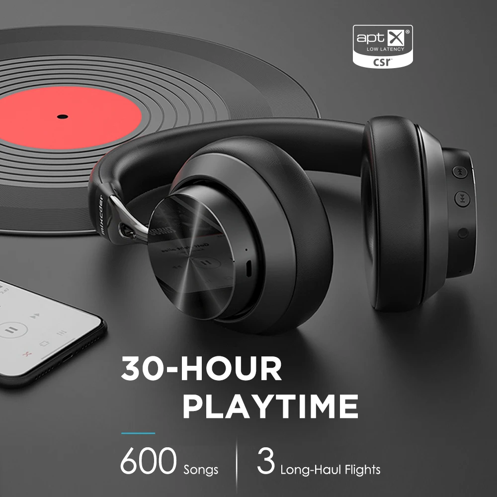Mixcder E10 обновленная гарнитура aptX с низкой задержкой, Bluetooth, беспроводные bluetooth-наушники, металлические басовые наушники для мобильных телефонов, игр