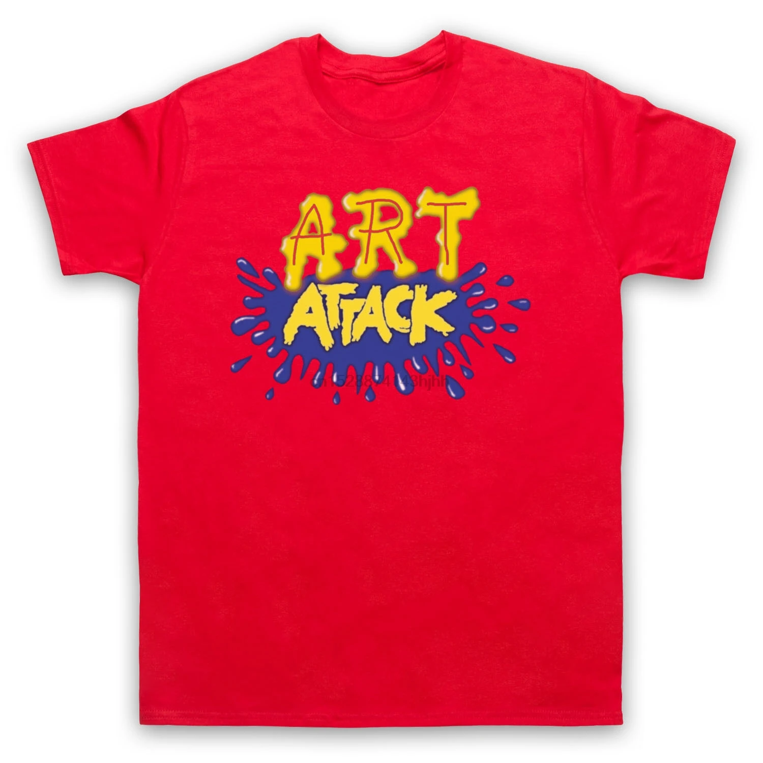 

Art Attack Retro Tv Show Logo Unofficial Neil Buchanan Adults T-Shirt