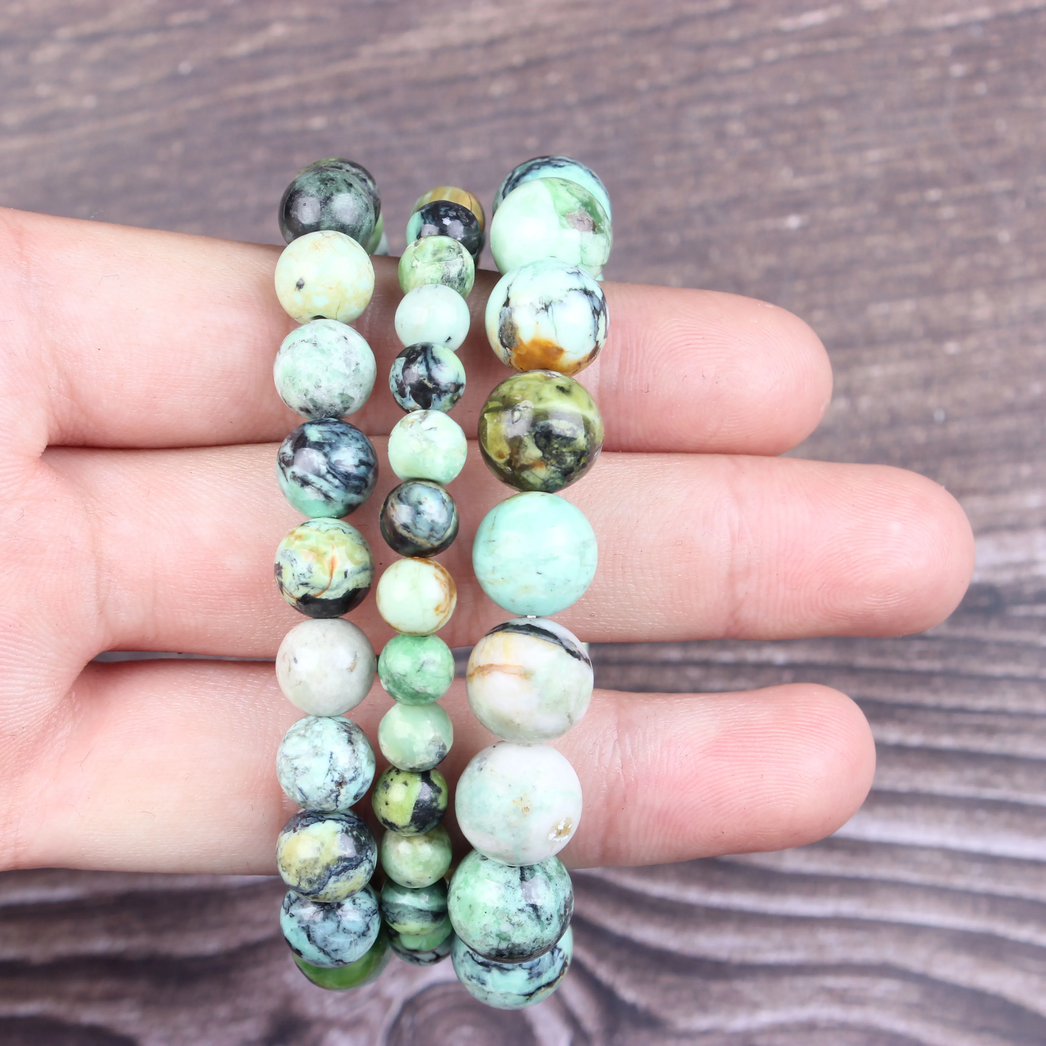 

Lanli fashion jewelry 6/8/10mm high grade hand string natural jewelry beads are suitable for men's and women's accessorie